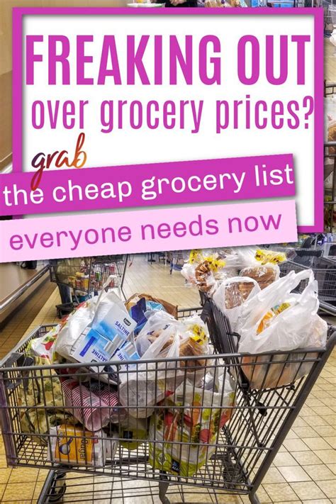 The Cheapest Foods To Buy When You Re Broke Cheap Groceries Cheap