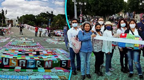 Instalan La Campaña Grafiti Tejido En Puebla Por La Sensibilización De