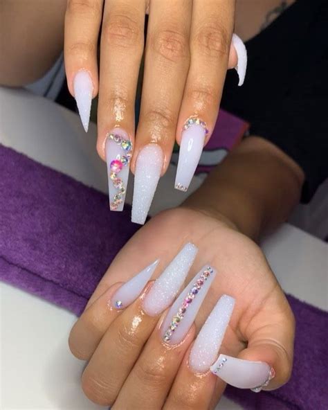 Freestyle Full Set On My Girl Imaanstyles ️ Bling Acrylic Nails