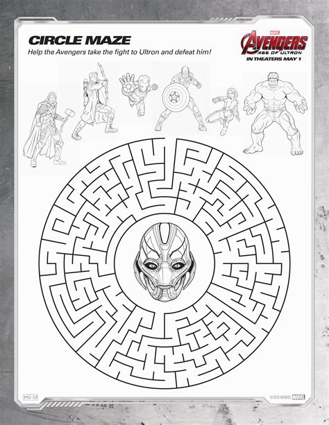 Avengers Age Of Ultron Coloring Sheets 14 Coloring Home