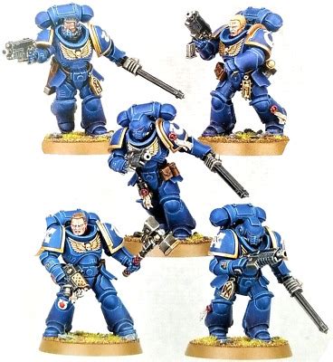 K Primaris Space Marines Assault Intercessors Multi Pose Hammer