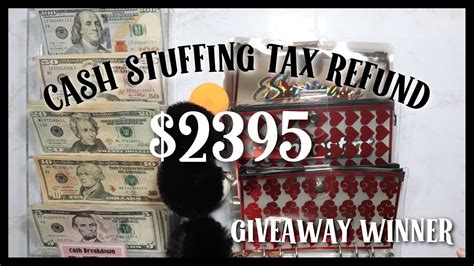 Cash Stuffing Tax Refund 2022 Taxes Giveaway Winne Divina C Youtube