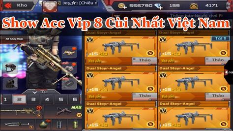 CF Mobile CF Legends Show Acc Vip 8 Cùi Nhất Sever Nhà Không Có Gì