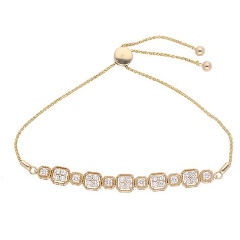 Forever diamantarmbånd i 14 kt guld med 1 0 ct diamanter Diamonds by