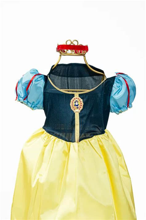 Vestido Fantasia Infantil Branca De Neve Emfantasy