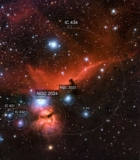 Ic434 The Horsehead And Flame Nebula Mike Jensen Astrobin
