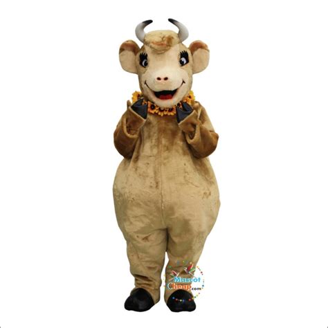 Fair Charming Elsie Cow Mascot Costume Online Supply