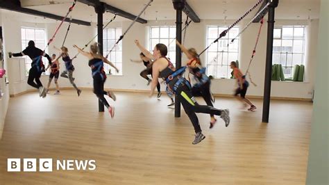 Bungee Fitness The Exercise Like A Baby Bouncer For Adults Bbc News