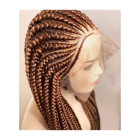 Ready To Ship Fulani Braided Wig Braidswig Cornrow Wig Etsy