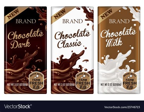 Chocolate Bar Wrappers Design