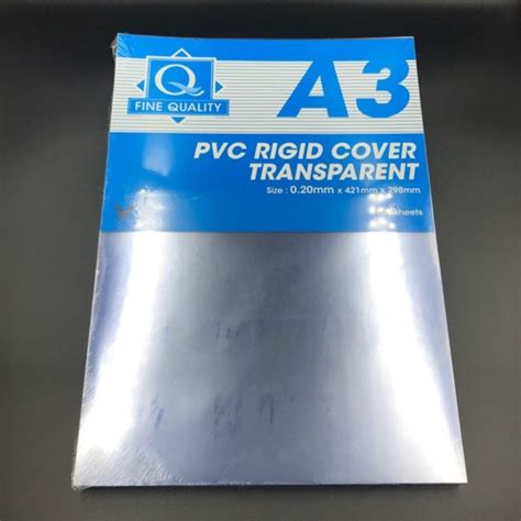 10s A3 PVC Rigid Sheet Plastic Cover Binding Cover Presentation