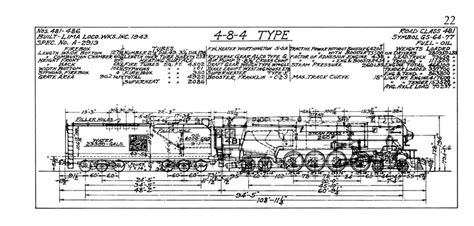 Western Pacific Locomotives 481-486 Diagram