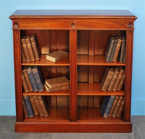 Small Mahogany Open Bookcase As110a871 Antiques Atlas