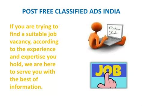 Ppt Post Free Classified Ads India Powerpoint Presentation Free Download Id7251588