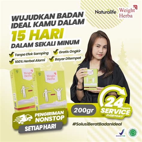 Jual Weight Herba Original Susu Penggemuk Penambah Nafsu Makan