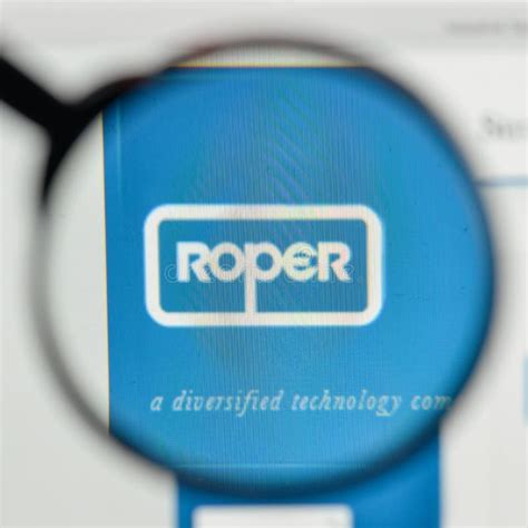 Milan Italy November Roper Technologies Logo On The