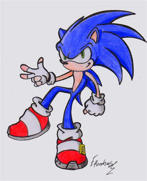 Sonic The Hedgehog Sketch at PaintingValley.com | Explore collection of ...