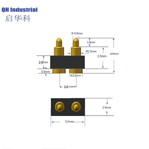 Pin Mm Pitch Turkey Charger Connectors Pogo Magnetic Connector