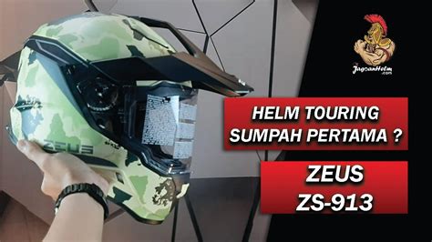 ROAD REVIEW HELM TOURING DARI ZEUS ZS 913 HELM TOURING SHELL KECIL