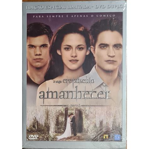 Dvd original do filme A saga crepúsculo Amanhecer parte 1 Dvd duplo