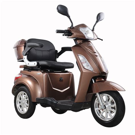 Vista 1 60volt 1000watt Electric Scooter EEC Tricycle With Back Seat