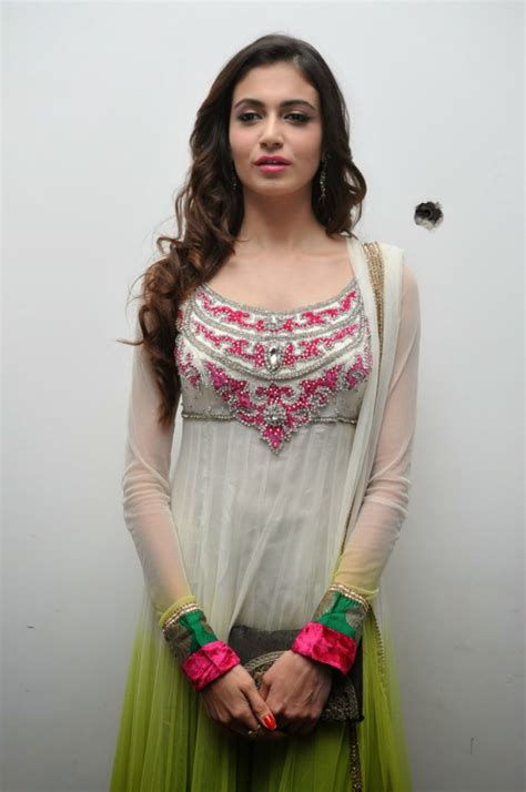 Simran Kaur Mundi Latest Photo In Full Sleeves Salwar Kameez At Potugadu Movie Platinum Disc