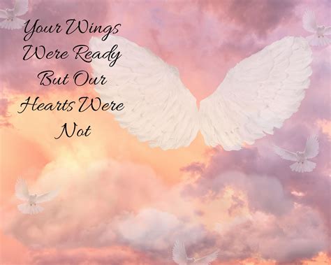 Memorial Background Png Your Wings Were Ready Our Hearts Were Not