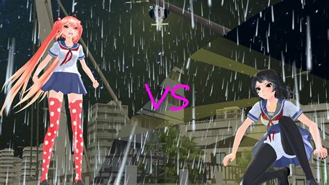 Mmd Yandere Simulator Ayano Vs Osana Remastered Youtube