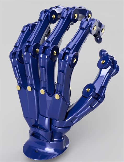 3d Printed Bionic Hand Skeleton Robot Hand Robot Design Bionic