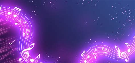 Purple Music Notes Galaxy Wallpaper