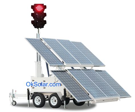 Solar Portable Traffic Signal 4 Ways