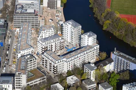 Berlin Aus Der Vogelperspektive Baustelle Zum Neubau Einer