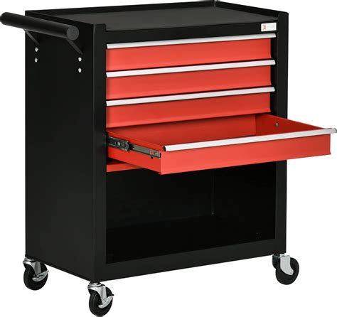 Durhand Drawer Tool Chest With Wheels Rolling Tool Box And Storage