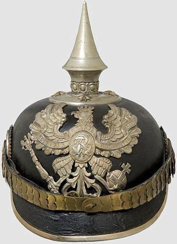 Königsberg Pr Alte Pickelhaube Aus Der Kaiserzeit Helm Kaiser