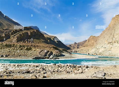 Indus mountain river in the Himalayas Stock Photo - Alamy