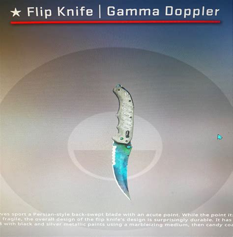 Csgo Flip Knife Gamma Doppler Fn Video Gaming Gaming Accessories In