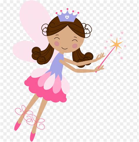 Fairy With Magic Wand Silhouette Png Clip Art Fairy Clipart Png