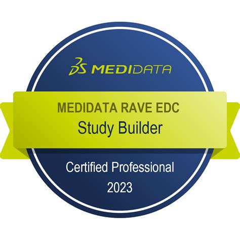 Medidata Rave Edc Certified Study Builder 2023 Credly
