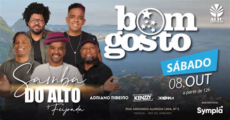 Samba Do Alto Out Grupo Bom Gosto Em Rio De Janeiro Sympla