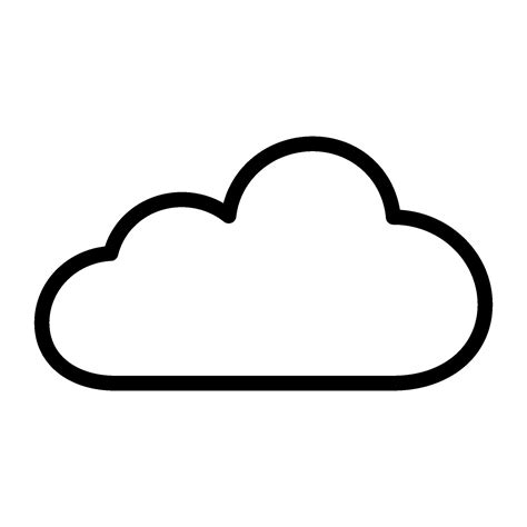 cloud icon vector logo template 28575353 Vector Art at Vecteezy