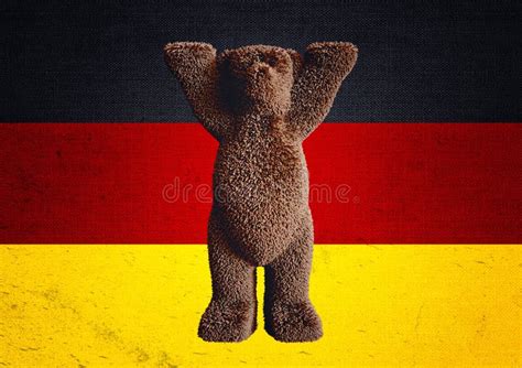 German flag buddy bear stock photo. Image of black, funny - 44366920