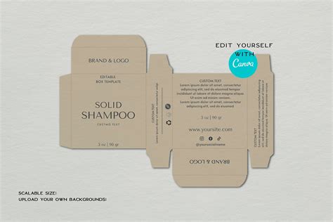 Soap Packaging Design Template