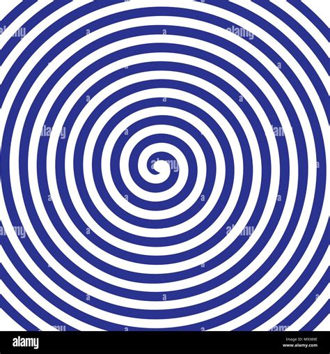 White Blue Round Abstract Vortex Hypnotic Spiral Wallpaper Vector