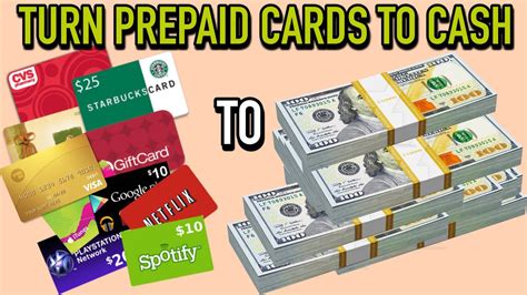 How To Turn Prepaid Visa Cards And T Cards Into Cash💰prepaid2cash