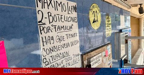 Hoy Tamaulipas Tamaulipas Limitan La Venta De Garrafones De Agua En