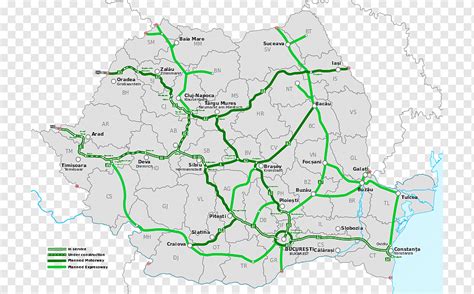 Rețeaua rutieră din România Pitești Controlled access highway Cluj