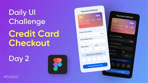 Credit Card Checkout Daily Ui Challenge Day Youtube