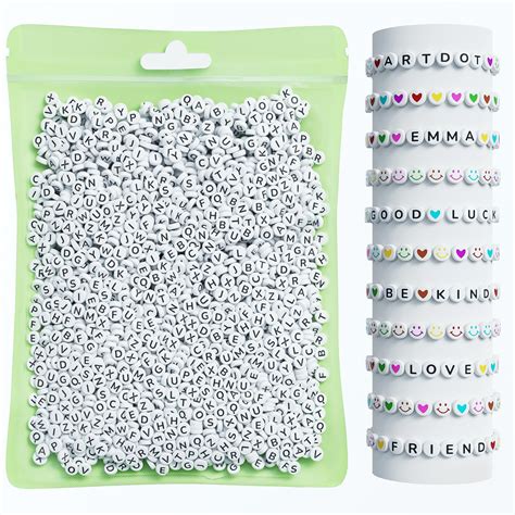 Buy ARTDOT 800 Pieces Letter Beads Kit 28 Styles Assorted Alphabet