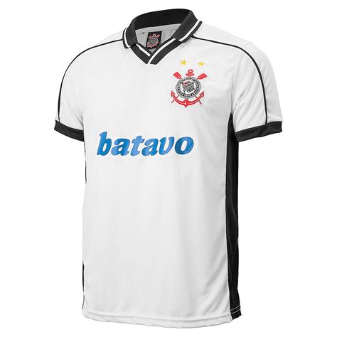 Camisa Corinthians Retrô Brasileiro 1999 Masculina