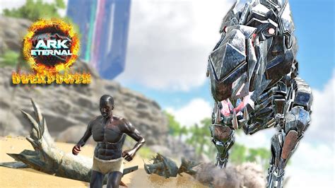 Fui Atacado Por Um ROBO Tiranossauro Rex Ark Survival Evolved YouTube